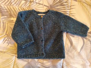 Chaqueta bebé punto Zara 3-6m