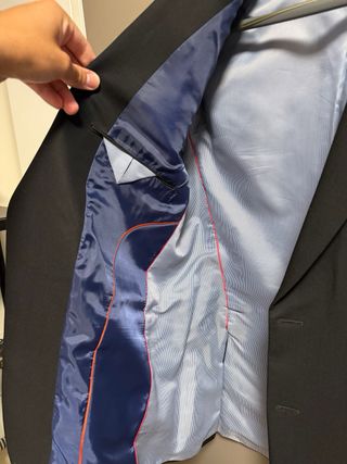 Traje negro Zara Talla 50 (L) (americana+pantalón)