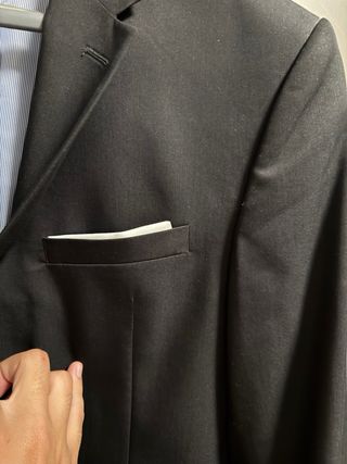 Traje negro Zara Talla 50 (L) (americana+pantalón)