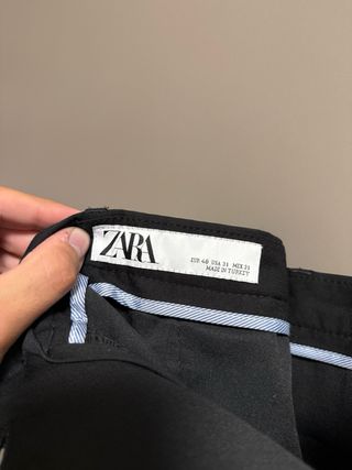 Traje negro Zara Talla 50 (L) (americana+pantalón)