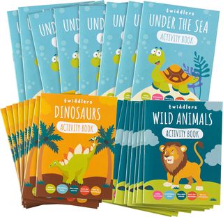 ✨ - THE TWIDDLERS libros actividades niños dinosau
