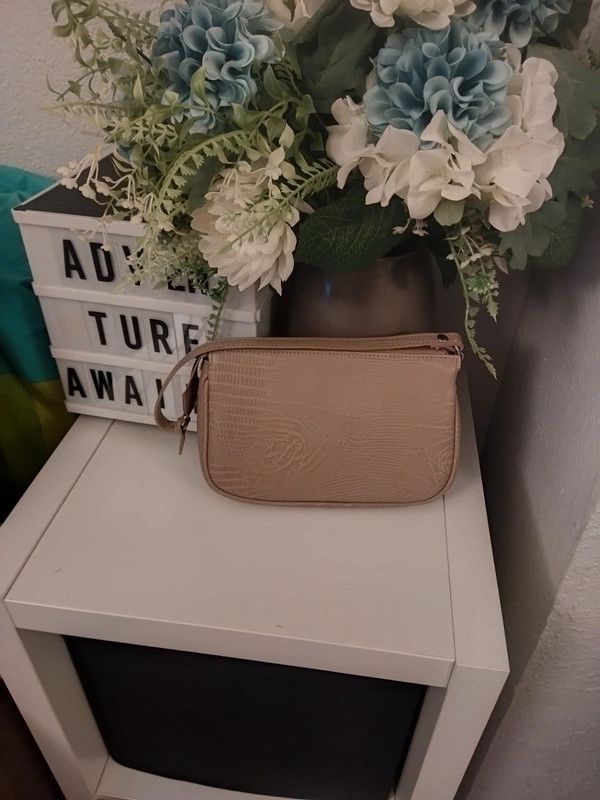 Bolso bandolera beige