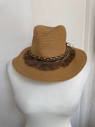 Gorro pamela marrón 