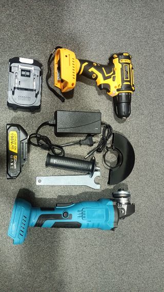 Kit Taladro Atornillador + Amoladora 125mm