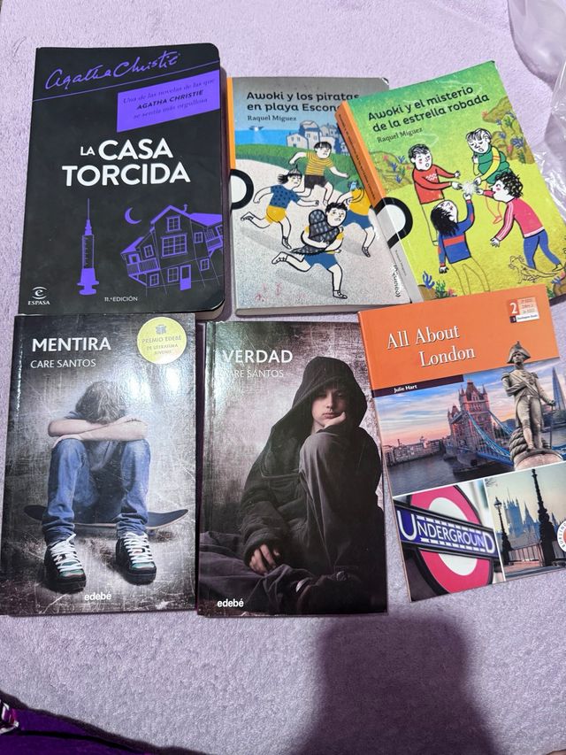 Conjunto 6 libros COMO NUEVOS 30€