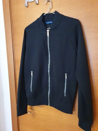Chaqueta ligera y elegante Zara Man negra XS
