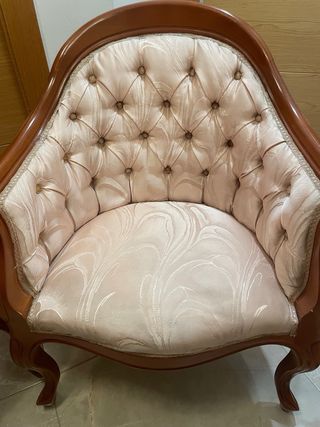 2 Sillones antiguos de madera