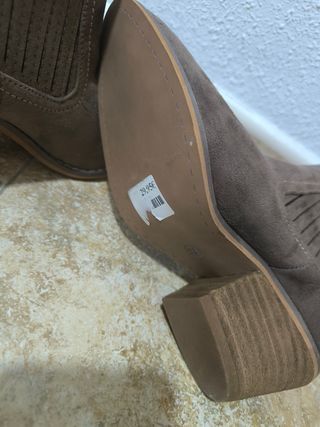 Botines Marrón - Tacón ancho