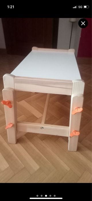 Escritorio infantil evolutivo Ikea Flisat