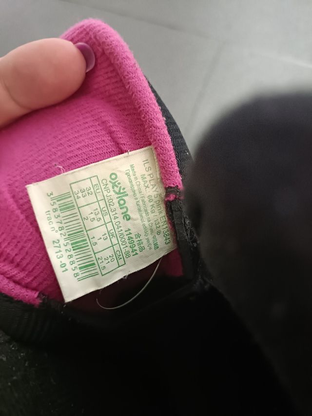 Patines Oxelo 32-34 niña