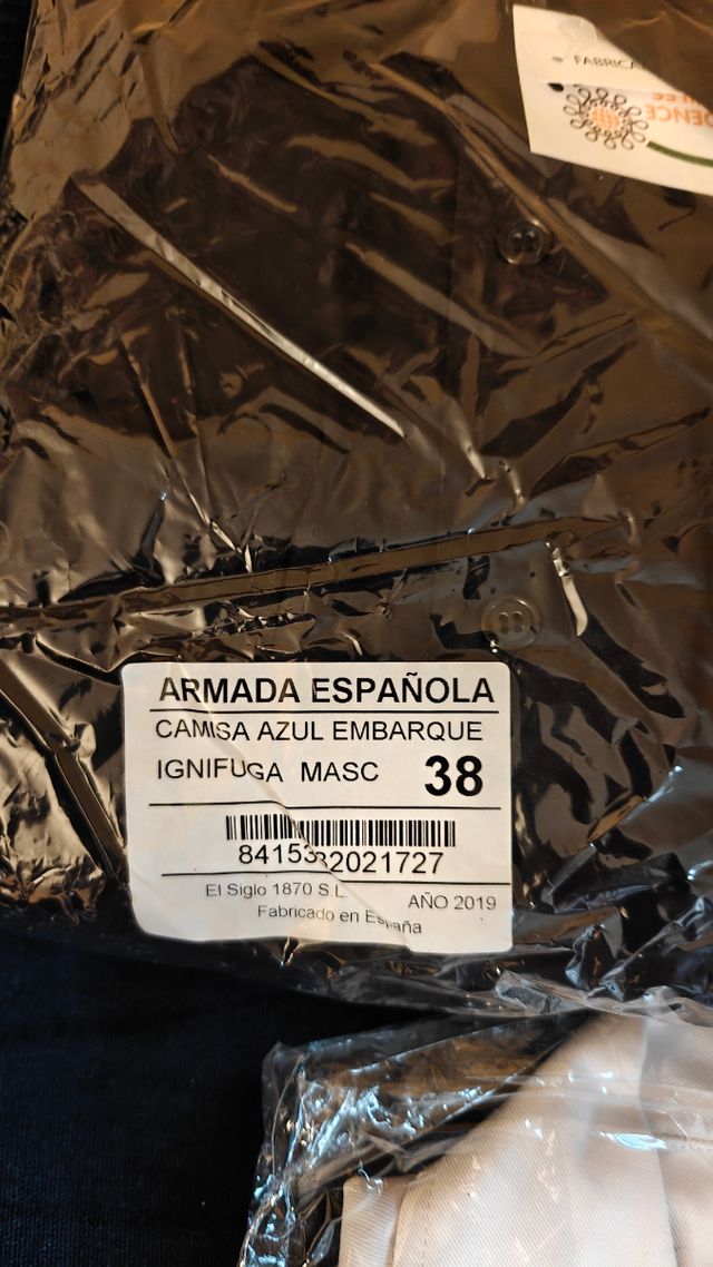 Camisas Armada Española T-38