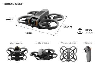 DJI Avata 2 Fly More Combo - Gris