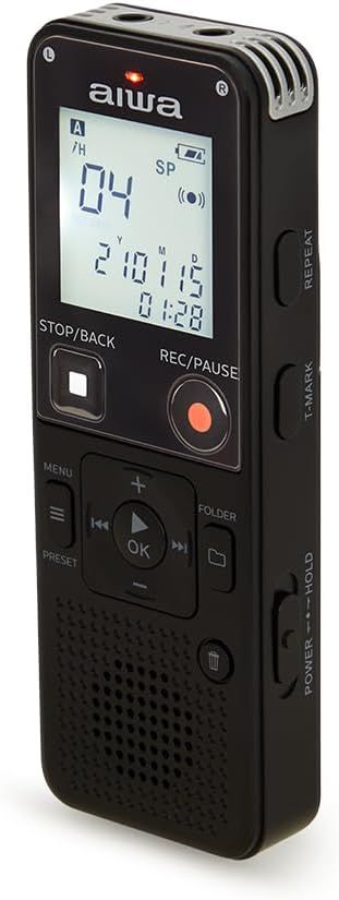 ✨ - AIWA grabadora digital voz micrófono estéreo