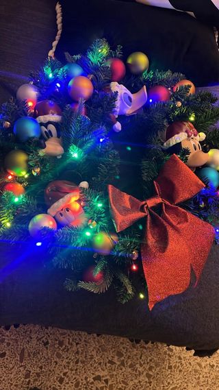 Corona Navidad Disney Mickey Mouse