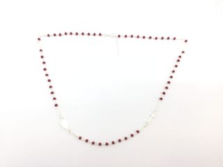 collar plata 925mm con piedra con circonita 28cm