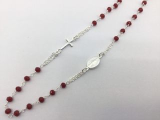 collar plata 925mm con piedra con circonita 28cm