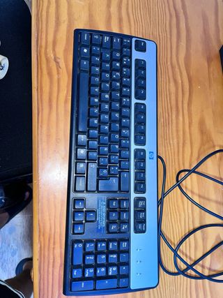 Teclado HP - Negro/Plata