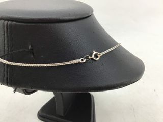 cadena oro 18k con piedra con diamante 24cm