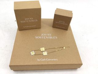pulsera oro 18k con circonita