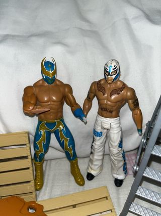 Figuras WWE Rey Mysterio & Sin Cara