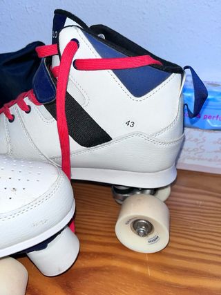 Patines Oxelo blancos y azules