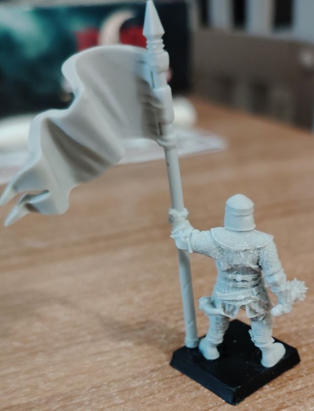 Heresy lab Bretonnian Battle Standard Bearer