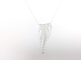 collar plata 925mm con piedra con circonita 22cm 