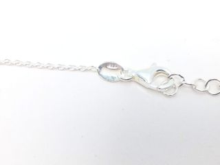collar plata 925mm con piedra con circonita 22cm 