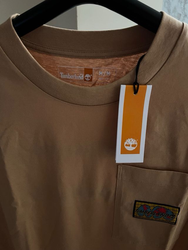 Camiseta Timberland beige M - oversize