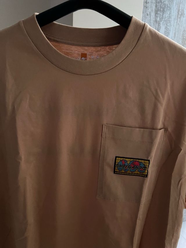 Camiseta Timberland beige M - oversize