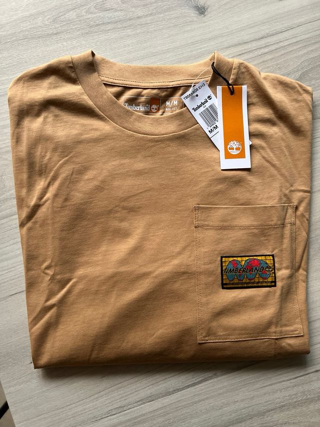 Camiseta Timberland beige M - oversize