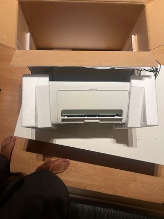 Impresora HP DeskJet 2721 - Blanca y Azul