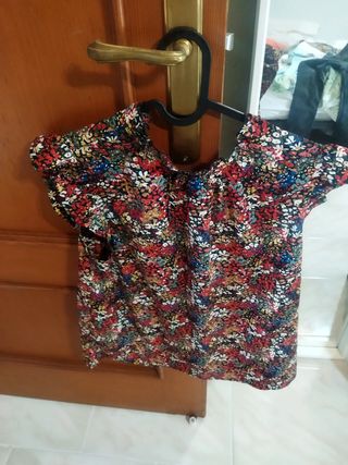 Blusa estampada multicolor