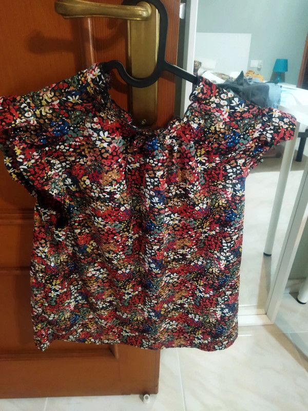 Blusa estampada multicolor