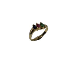 anillo oro 18k con piedra con circonita,esmeralda,rubi,zafiro