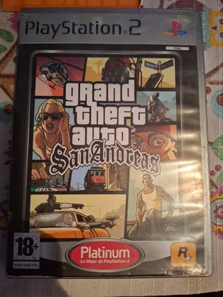  2  juegos GTA San Andreas - PlayStation 2