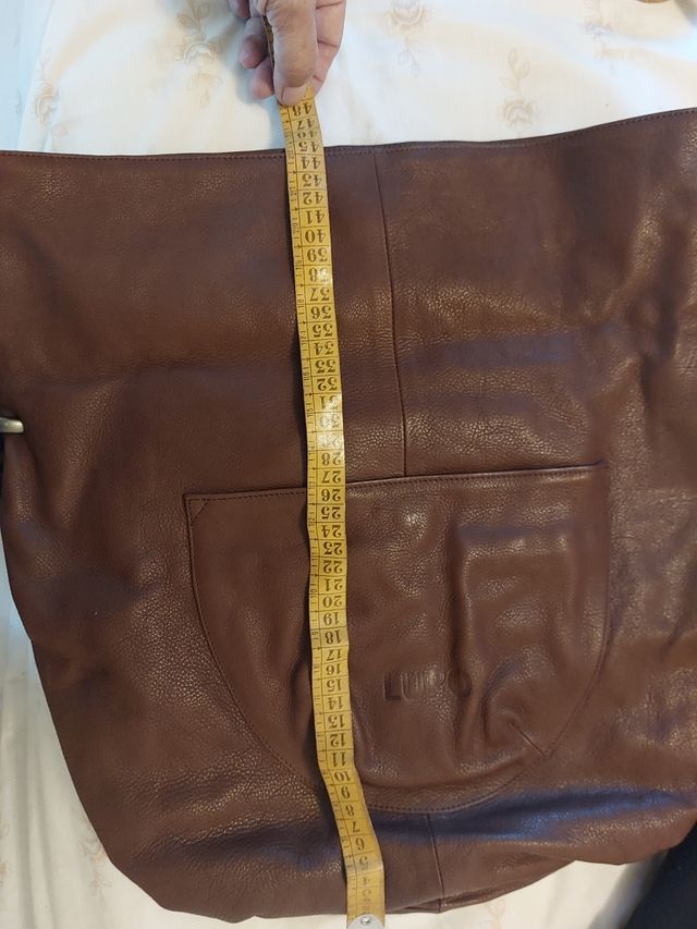 Lupo: bolso de cuero marrón