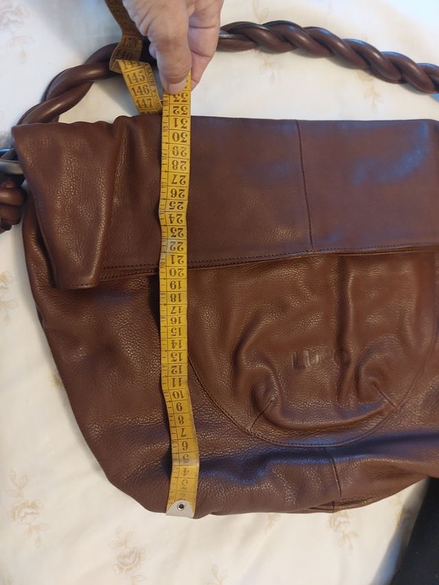 Lupo: bolso de cuero marrón