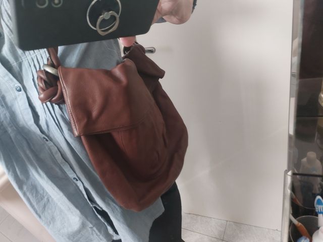 Lupo: bolso de cuero marrón