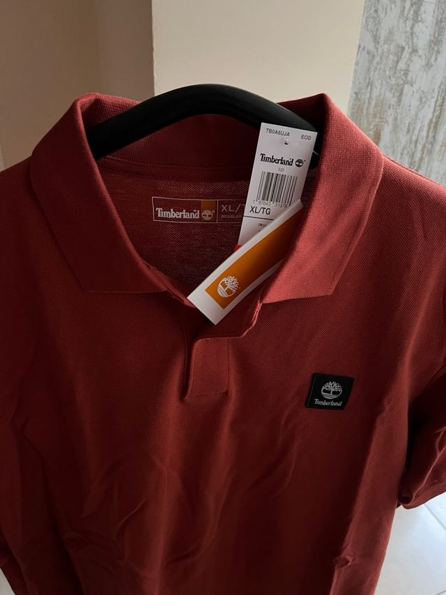 Polo Timberland XL - Rojo