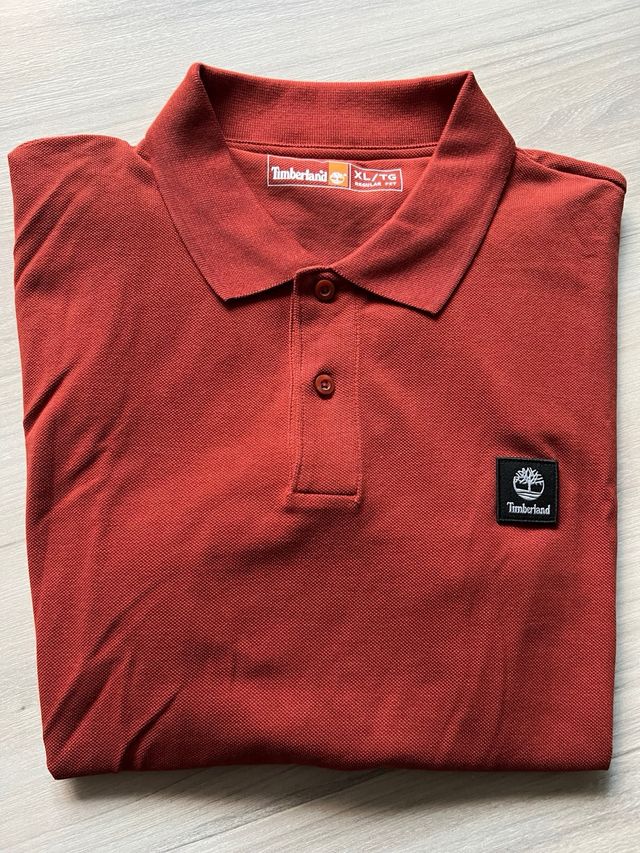 Polo Timberland XL - Rojo