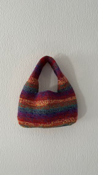 Bolso crochet multicolor