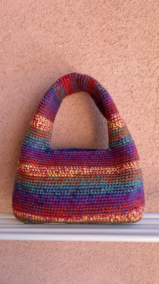 Bolso crochet multicolor