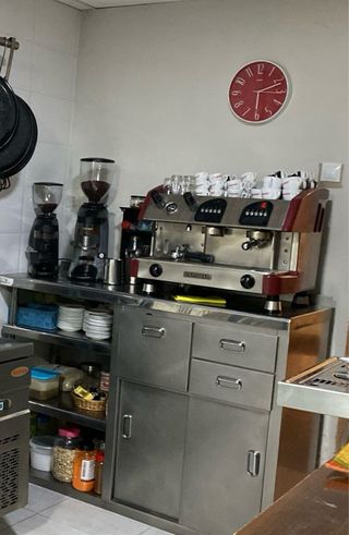 Cafetera Expobar + Mueble Acero