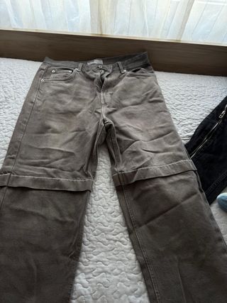 Vaqueros Bershka Grises | Baggy
