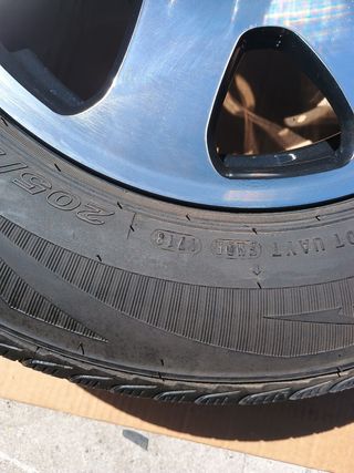 4 LLANTAS 15" 5x112 Mercedes Benz W638 Neumáticos 