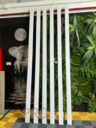 Listones de PVC Blanco Individual 100X50