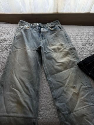 Vaqueros Zara | Baggy | Azul