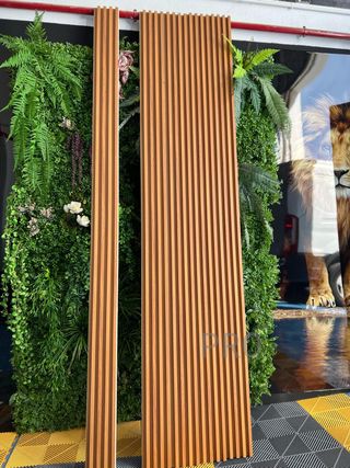 Listones de PVC Madera Cerezo