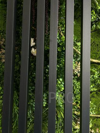 Listones de PVC Negro Individual 50x50
